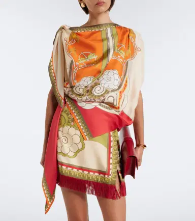 La DoubleJ Full-On printed silk twill top | Thumbnail 6 La DoubleJ Full-On printed silk twill top | Thumbnail 6