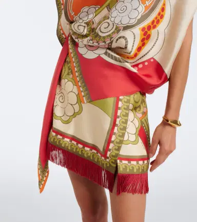 La DoubleJ Full-On printed silk twill top | Thumbnail 8 La DoubleJ Full-On printed silk twill top | Thumbnail 8