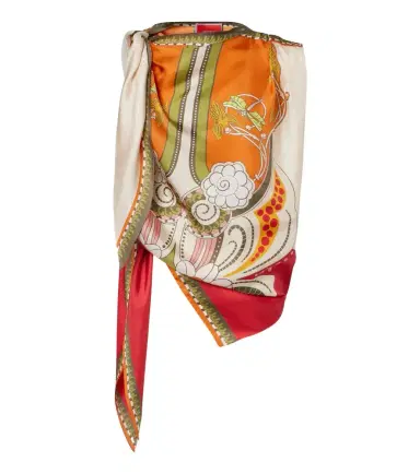 La DoubleJ Full-On printed silk twill top | Thumbnail 1 La DoubleJ Full-On printed silk twill top | Thumbnail 1