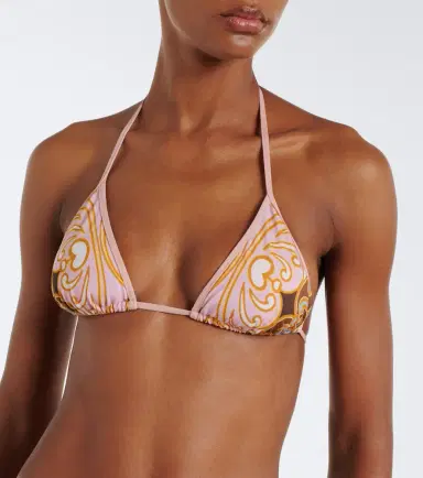 La DoubleJ Printed bikini top | Thumbnail 2