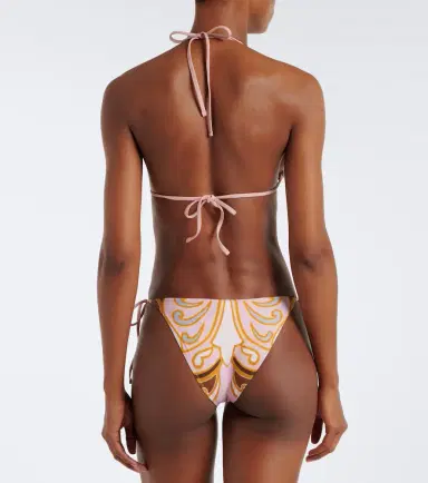 La DoubleJ Printed bikini top | Thumbnail 4