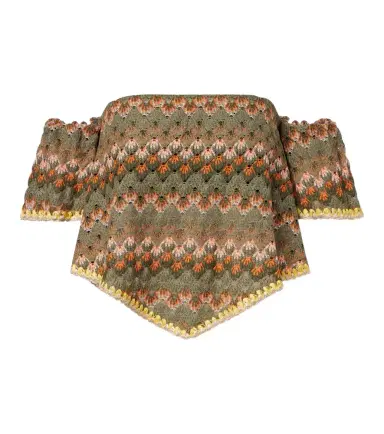 La DoubleJ Sand Dollar embroidered cotton-blend top | Thumbnail 1 La DoubleJ Sand Dollar embroidered cotton-blend top | Thumbnail 1