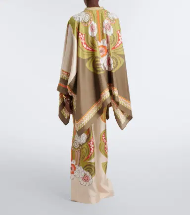 La DoubleJ Floral silk twill palazzo pants | Thumbnail 3 La DoubleJ Floral silk twill palazzo pants | Thumbnail 3