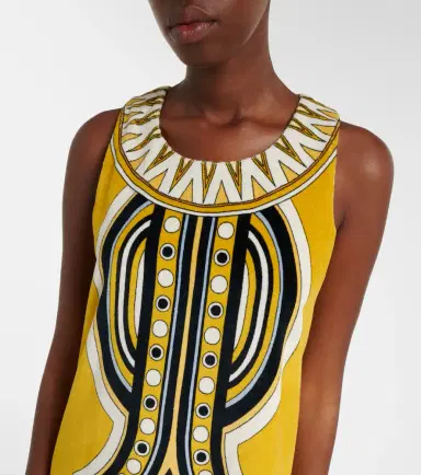 La DoubleJ Totem printed cotton midi dress | Thumbnail 4