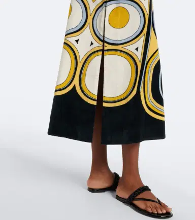 La DoubleJ Totem printed cotton midi dress | Thumbnail 5