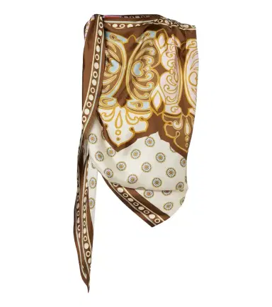 La DoubleJ Full-On printed silk twill top | Thumbnail 1