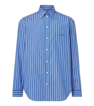 Balenciaga Striped cotton poplin shirt | Thumbnail 1