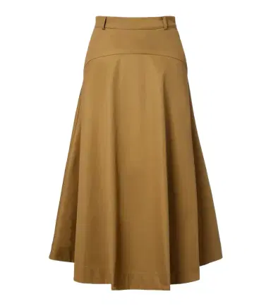 Balenciaga Cotton twill midi skirt | Thumbnail 1