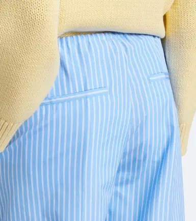 TOTEME Striped cotton poplin wide-leg pants | Thumbnail 5 TOTEME Striped cotton poplin wide-leg pants | Thumbnail 5