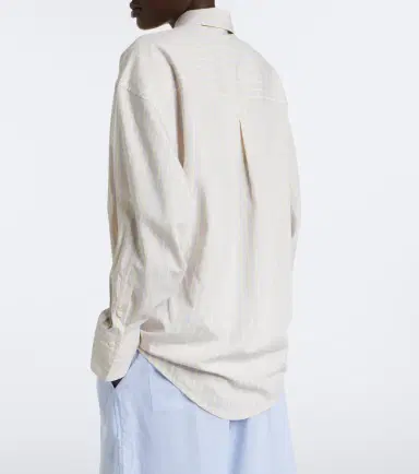 TOTEME Striped oversized poplin shirt | Thumbnail 2 TOTEME Striped oversized poplin shirt | Thumbnail 2