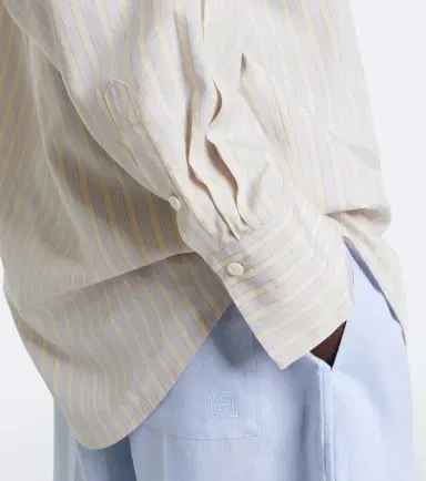 TOTEME Striped oversized poplin shirt | Thumbnail 3 TOTEME Striped oversized poplin shirt | Thumbnail 3
