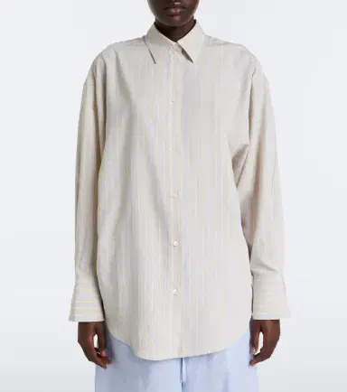 TOTEME Striped oversized poplin shirt | Thumbnail 7 TOTEME Striped oversized poplin shirt | Thumbnail 7