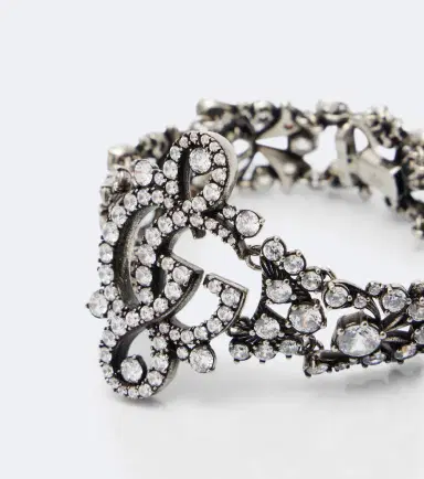 Gucci GG Marmont embellished cuff bracelet | Thumbnail 2