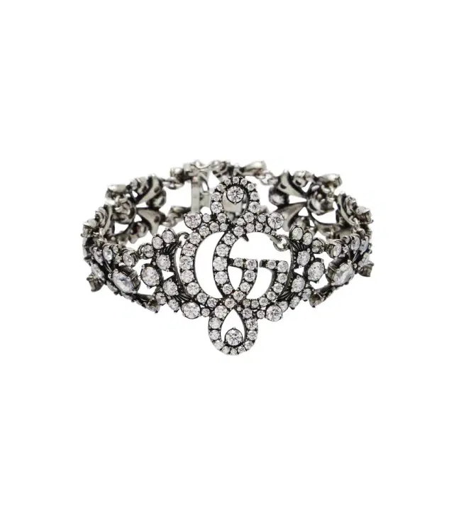 Gucci GG Marmont embellished cuff bracelet