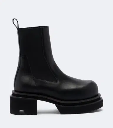 Rick Owens Beatle leather platform Chelsea boots | Thumbnail 3 Rick Owens Beatle leather platform Chelsea boots | Thumbnail 3