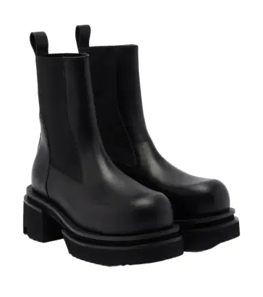 Rick Owens Beatle leather platform Chelsea boots | Thumbnail 1 Rick Owens Beatle leather platform Chelsea boots | Thumbnail 1