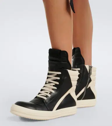 Rick Owens Geobasket leather sneakers | Thumbnail 6 Rick Owens Geobasket leather sneakers | Thumbnail 6