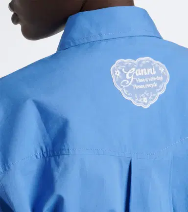 Ganni Cotton-blend shirt | Thumbnail 2 Ganni Cotton-blend shirt | Thumbnail 2