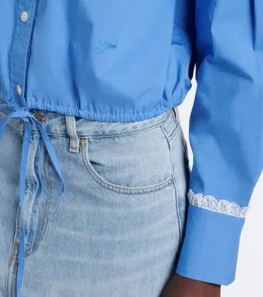 Ganni Cotton-blend shirt | Thumbnail 6 Ganni Cotton-blend shirt | Thumbnail 6