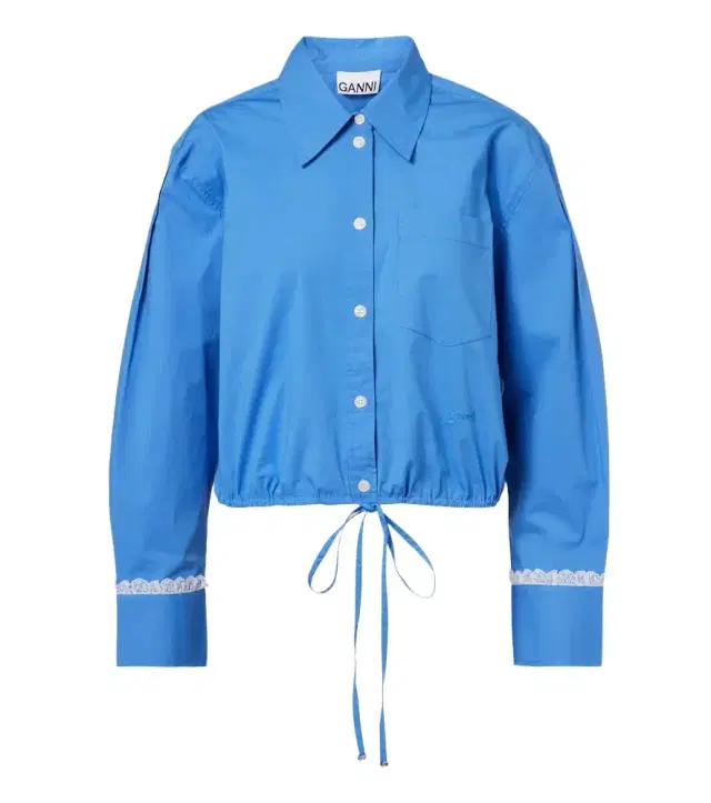 Ganni Cotton-blend shirt