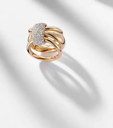 Pomellato Together 18kt rose gold ring with diamonds | Thumbnail 5