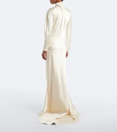 RÓHE Róhe Bridal draped satin gown | Thumbnail 3