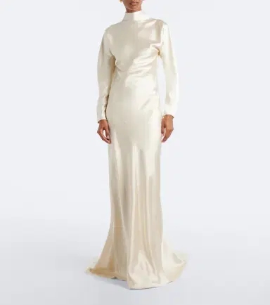 RÓHE Róhe Bridal draped satin gown | Thumbnail 4
