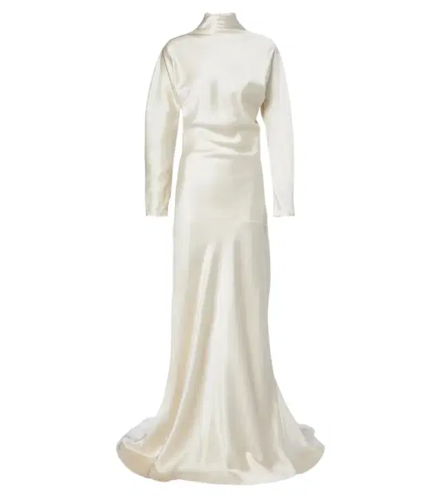 Róhe Bridal draped satin gown
