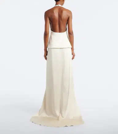 RÓHE Róhe Bridal peplum satin gown | Thumbnail 2