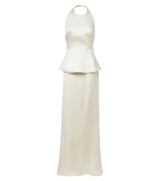 Róhe Bridal peplum satin gown