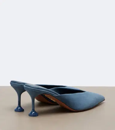Aquazzura Bisous suede mule | Thumbnail 2 Aquazzura Bisous suede mule | Thumbnail 2