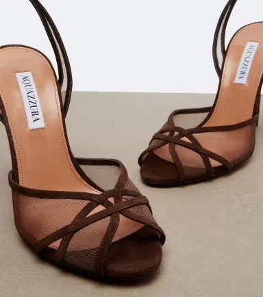 Aquazzura Shear suede sandals | Thumbnail 4 Aquazzura Shear suede sandals | Thumbnail 4