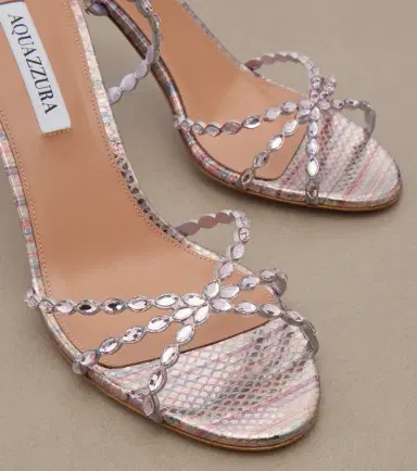 Aquazzura Love Struck embellished leather sandals | Thumbnail 3 Aquazzura Love Struck embellished leather sandals | Thumbnail 3