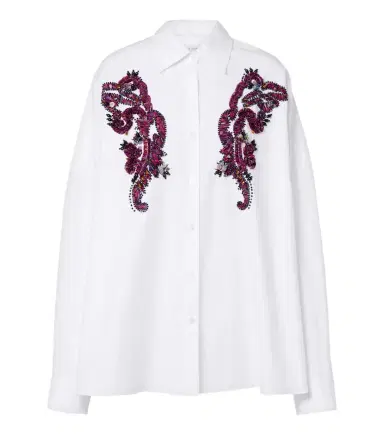 Dries Van Noten Embellished cotton shirt | Thumbnail 1
