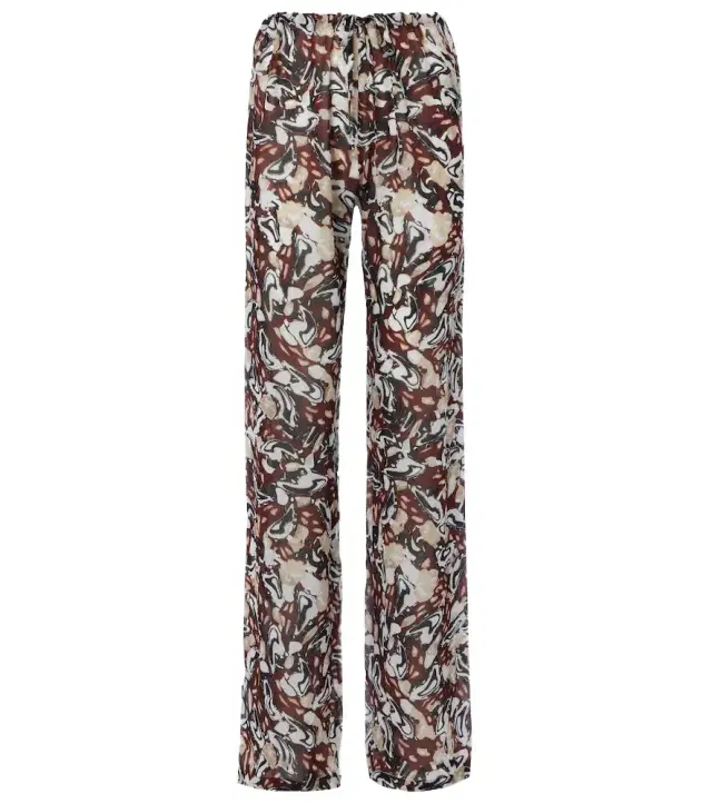 Dries Van Noten Printed straight pants