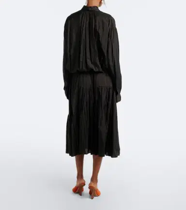 Dries Van Noten Striped midi dress | Thumbnail 5