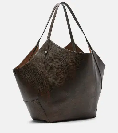 Brunello Cucinelli Monili Medium reversible leather tote bag | Thumbnail 5