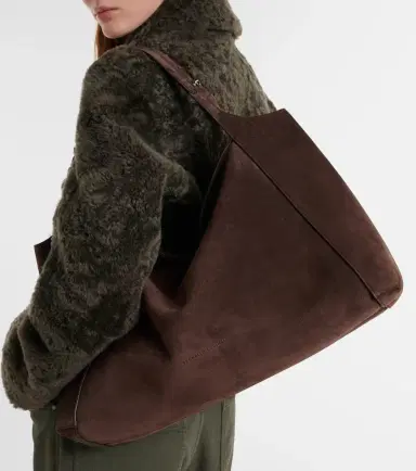 Brunello Cucinelli Medium suede shoulder bag | Thumbnail 4