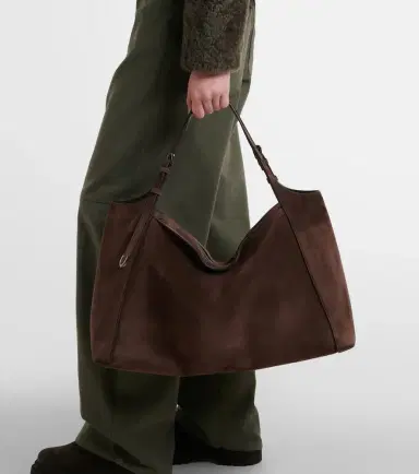Brunello Cucinelli Medium suede shoulder bag | Thumbnail 5