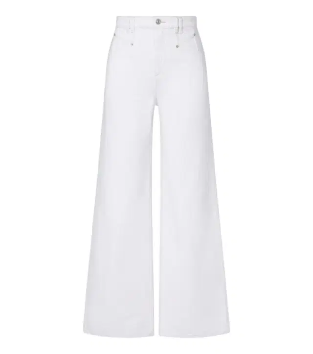 Lemony wide-leg jeans