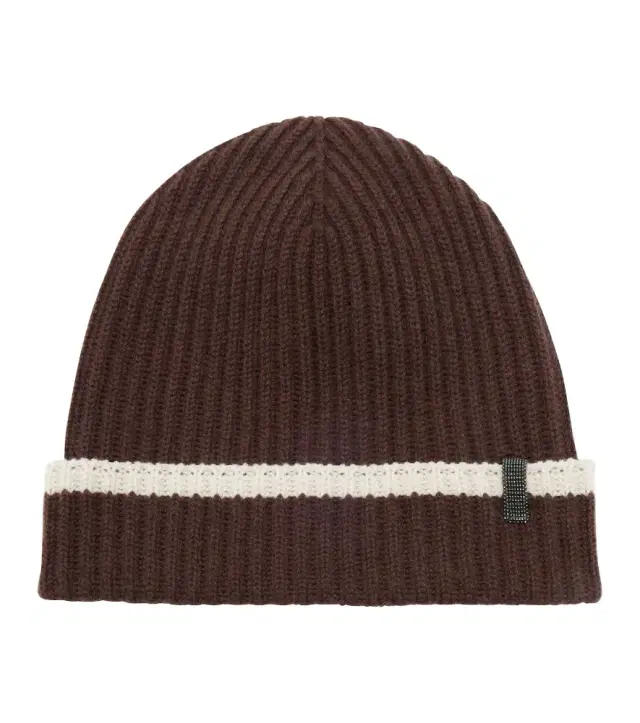 Brunello Cucinelli Monili ribbed-knit cashmere beanie