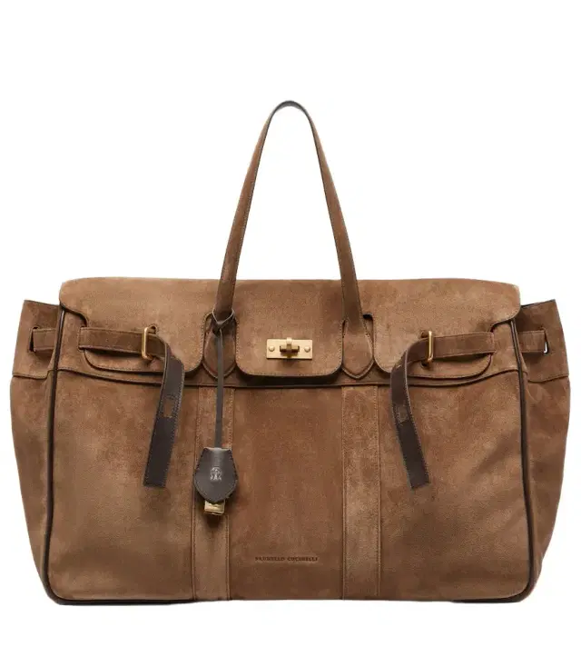 Brunello Cucinelli Large suede tote bag