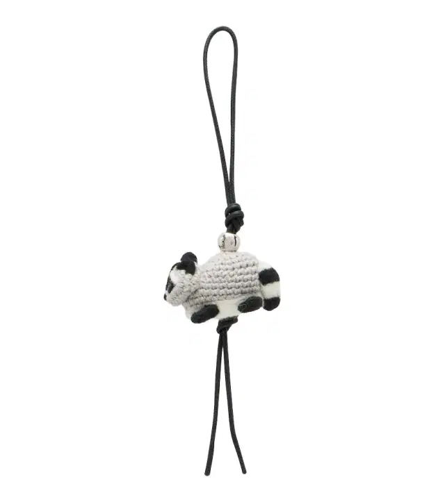 Loewe Racoon leather-trimmed bag charm