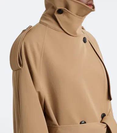 RÓHE Róhe Cotton and wool-blend belted coat | Thumbnail 4 RÓHE Róhe Cotton and wool-blend belted coat | Thumbnail 4