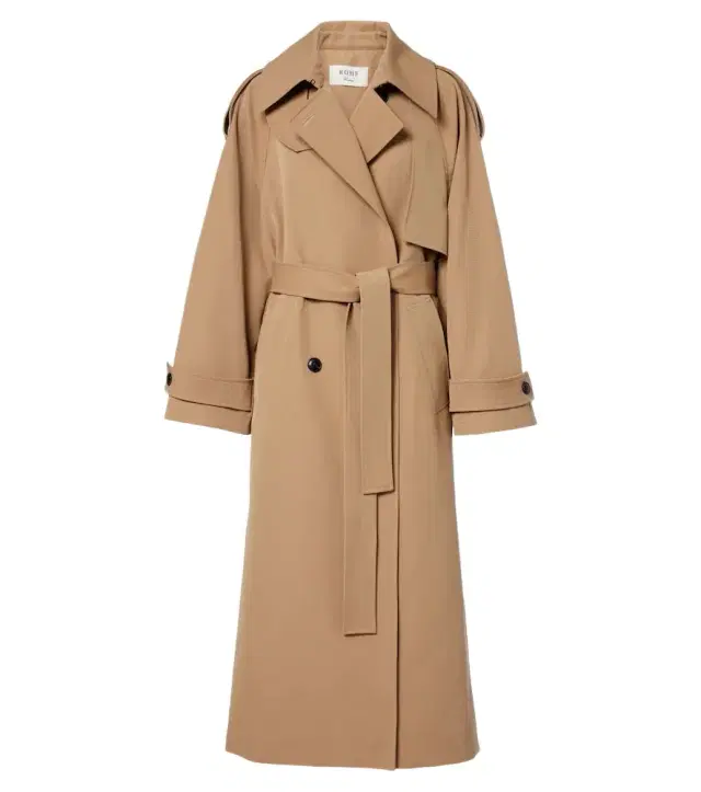 Rohe Róhe Cotton and wool-blend belted coat