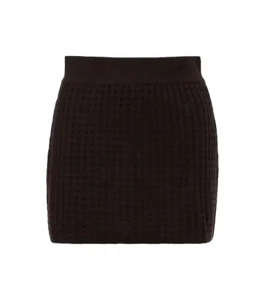 Jardin des Orangers Wool and cashmere jacquard miniskirt | Thumbnail 1 Jardin des Orangers Wool and cashmere jacquard miniskirt | Thumbnail 1