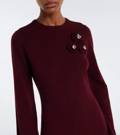 Jardin des Orangers Embellished wool and cashmere sweater dress | Thumbnail 5