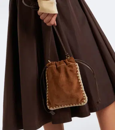 Prada Suede phone pouch | Thumbnail 6 Prada Suede phone pouch | Thumbnail 6