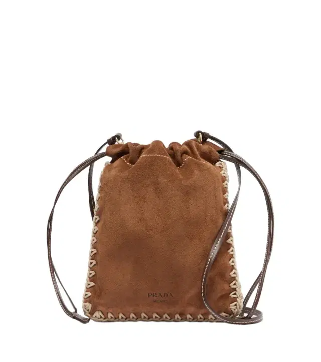 Prada Suede phone pouch