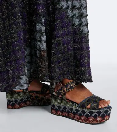Missoni Julia lamé platform sandals | Thumbnail 5 Missoni Julia lamé platform sandals | Thumbnail 5